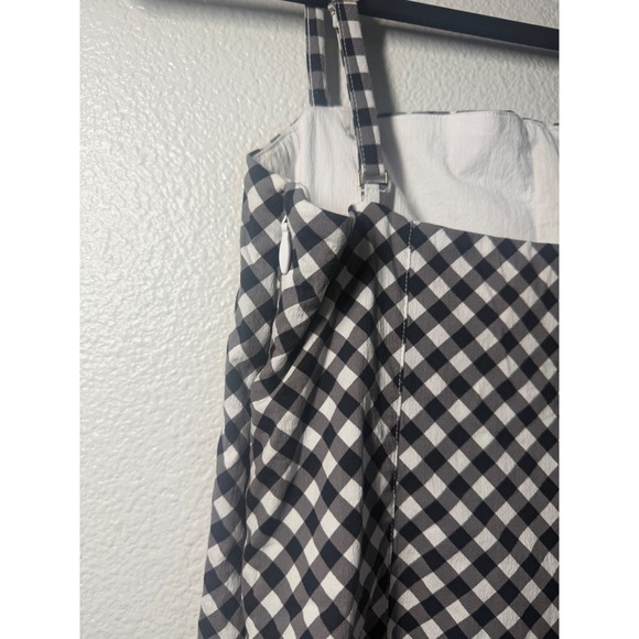 Abercrombie & Fitch Gingham Mini Skort Dress Black White 159D3127 Mens Size M - Picture 8 of 12
